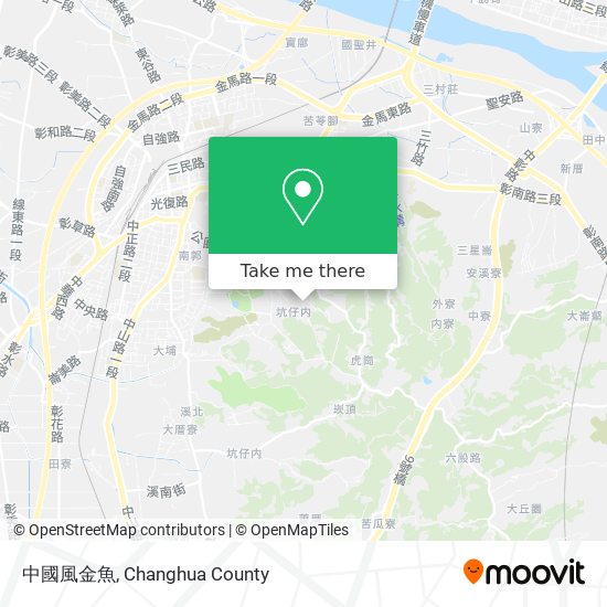 中國風金魚地圖