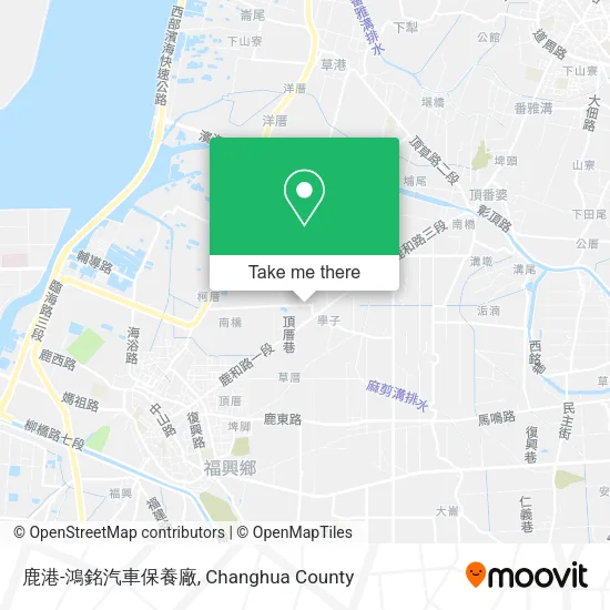 鹿港-鴻銘汽車保養廠 map