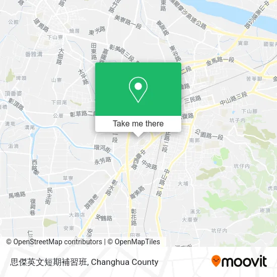 思傑英文短期補習班 map