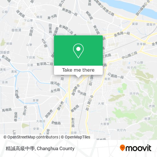 精誠高級中學 map