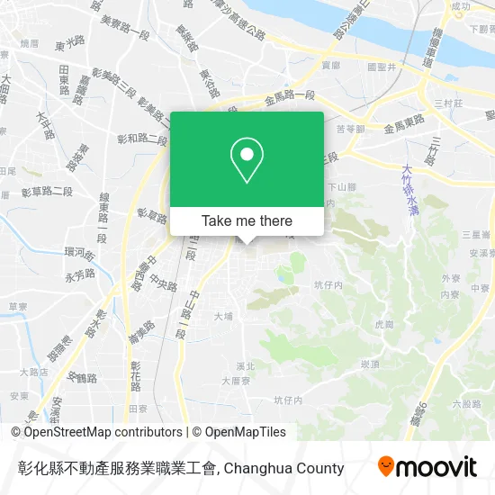 彰化縣不動產服務業職業工會地圖