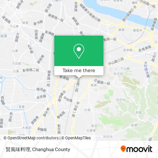 賢風味料理 map