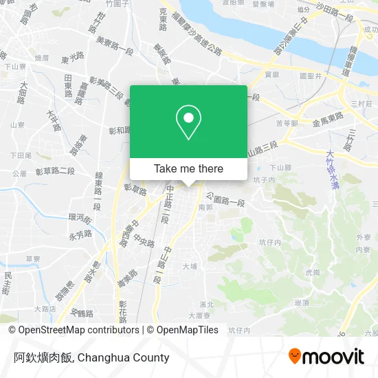 阿欽爌肉飯地圖
