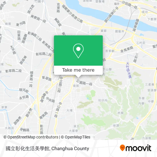 國立彰化生活美學館地圖
