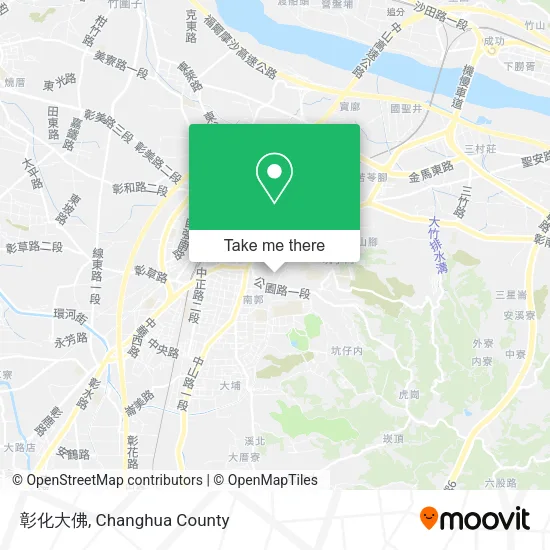 彰化大佛 map