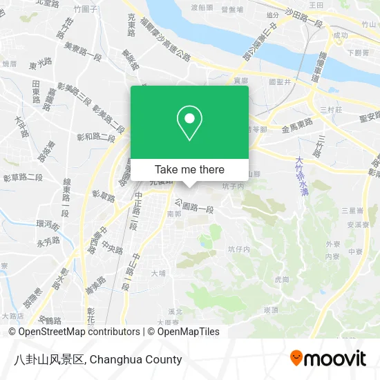 八卦山风景区地圖
