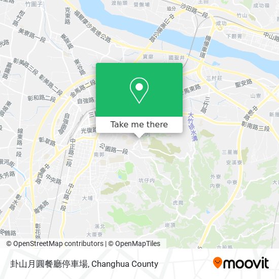 卦山月圓餐廳停車場 map