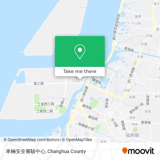 車輛安全審驗中心地圖