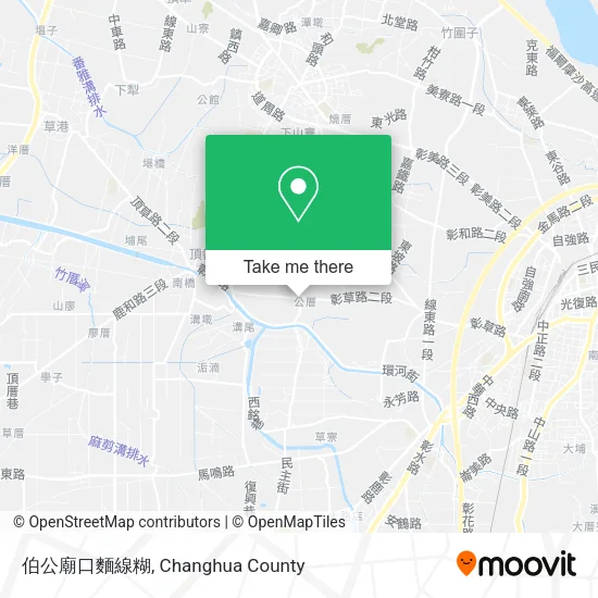 伯公廟口麵線糊 map
