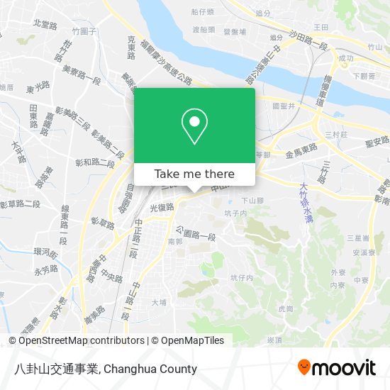 八卦山交通事業 map