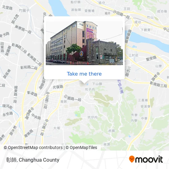 彰師 map