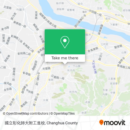 國立彰化師大附工進校 map