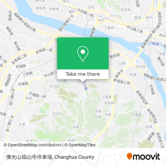 佛光山福山寺停車場 map