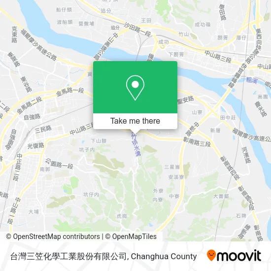 台灣三笠化學工業股份有限公司地圖