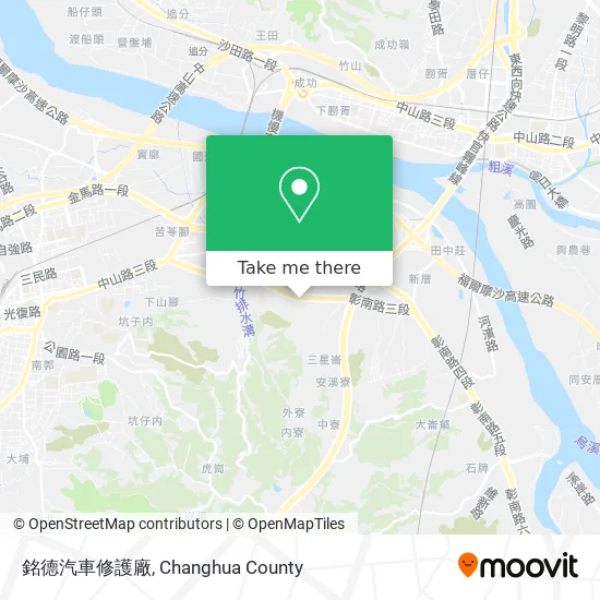 銘德汽車修護廠地圖