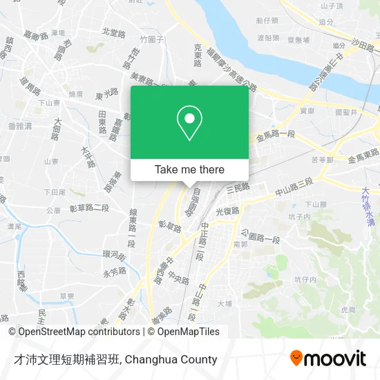 才沛文理短期補習班地圖