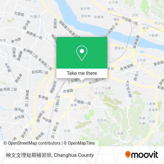 翰文文理短期補習班 map