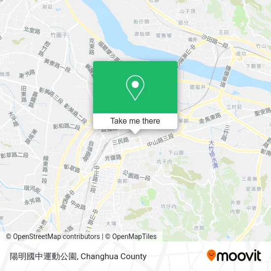 陽明國中運動公園地圖