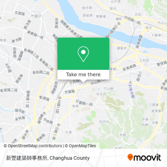 新豐建築師事務所地圖