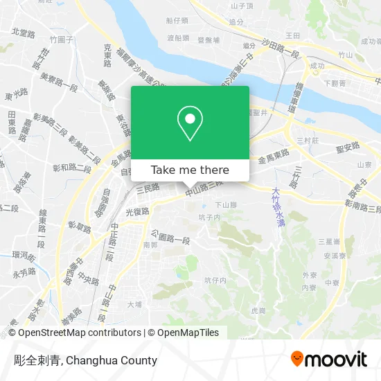 彫全刺青地圖