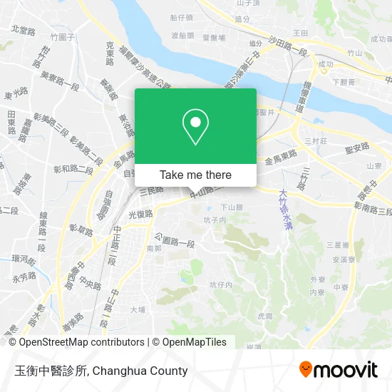 玉衡中醫診所地圖