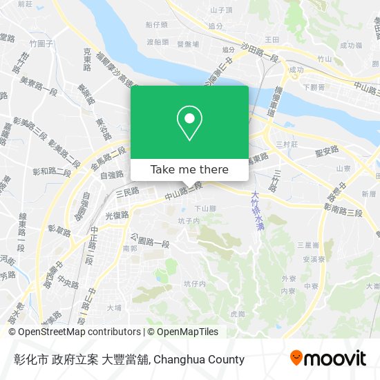 彰化市 政府立案 大豐當舖 map