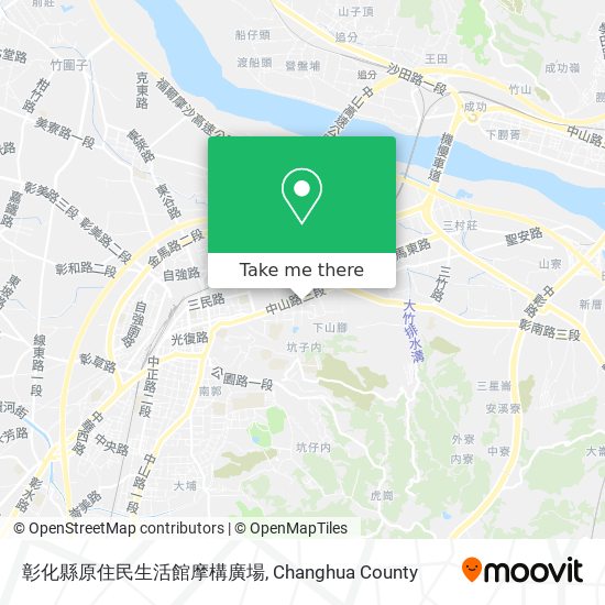 彰化縣原住民生活館摩構廣場 map