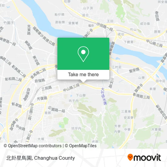 北卦星鳥園 map