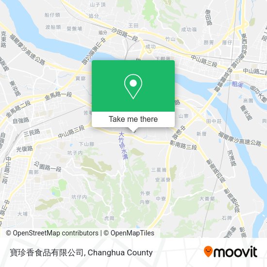 寶珍香食品有限公司地圖