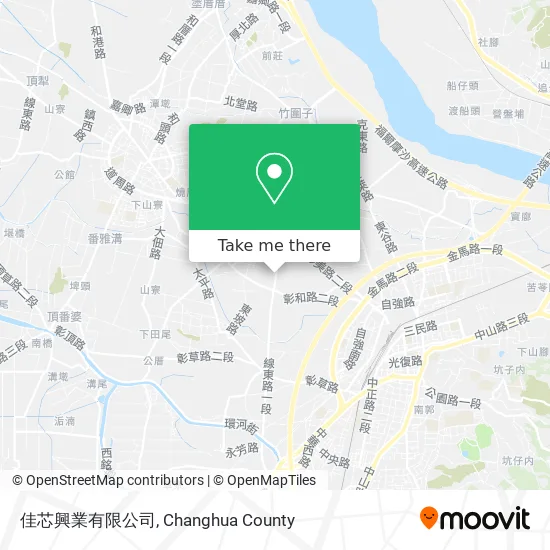 佳芯興業有限公司地圖