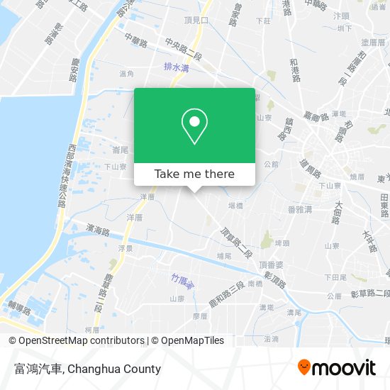 富鴻汽車地圖