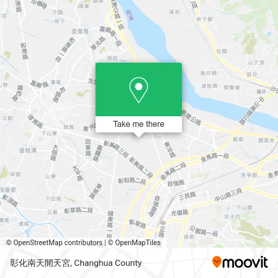 彰化南天開天宮 map