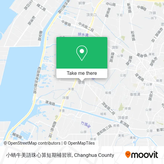 小蝸牛美語珠心算短期補習班 map