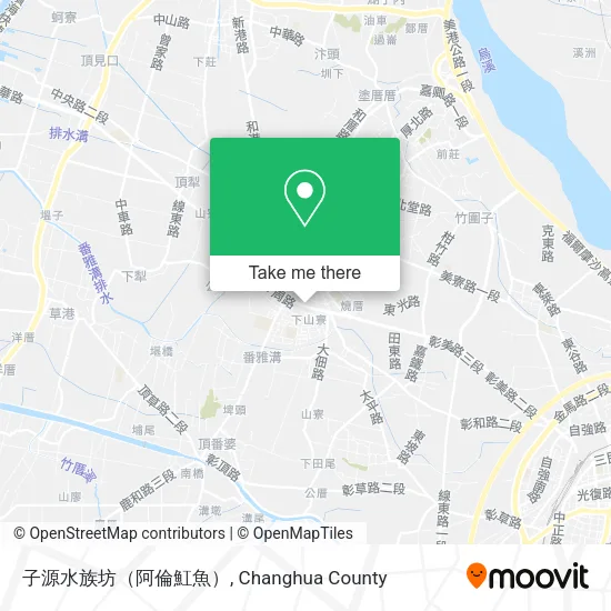 子源水族坊（阿倫魟魚） map