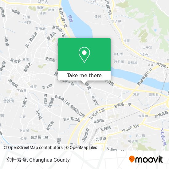 京軒素食 map
