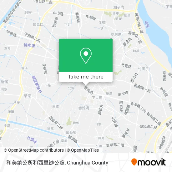 和美鎮公所和西里辦公處地圖