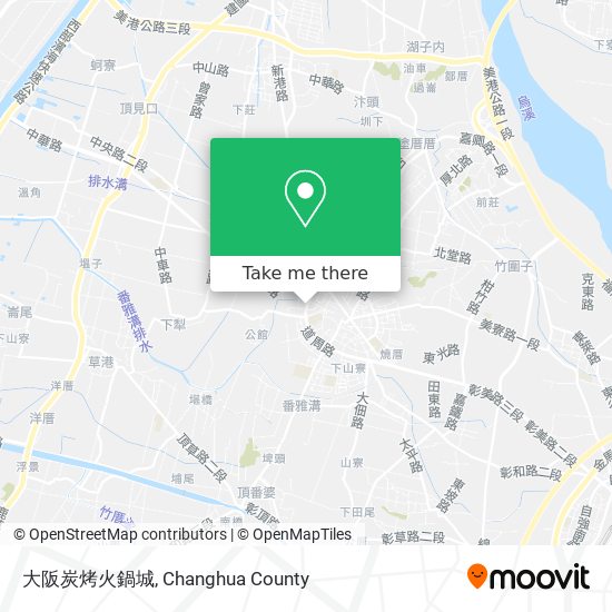 大阪炭烤火鍋城地圖