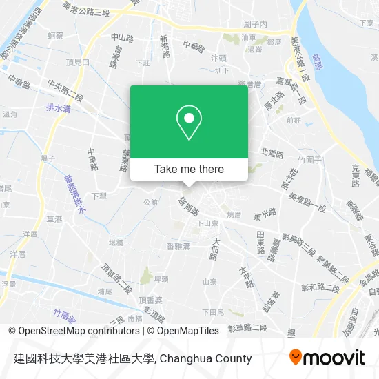 建國科技大學美港社區大學 map