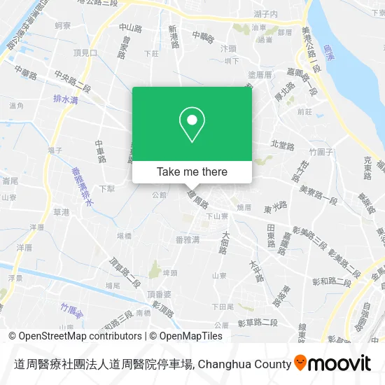 道周醫療社團法人道周醫院停車場地圖