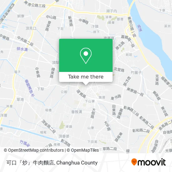 可口『炒』牛肉麵店地圖