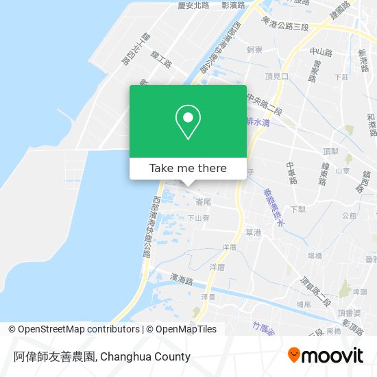 阿偉師友善農園 map