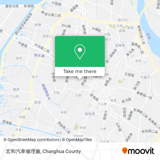宏和汽車修理廠地圖