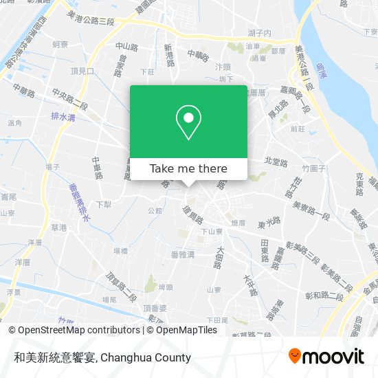 和美新統意饗宴 map