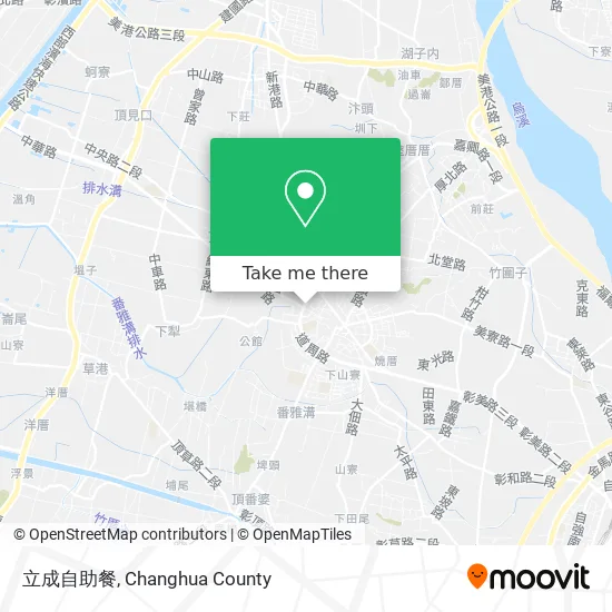 立成自助餐 map