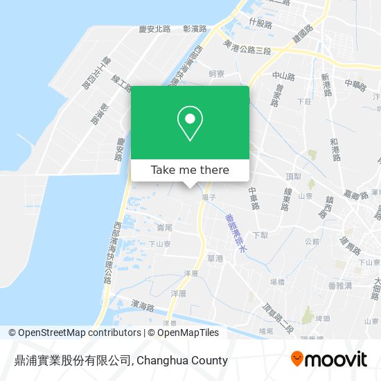 鼎浦實業股份有限公司地圖
