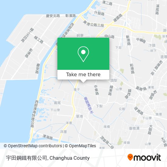 宇田鋼鐵有限公司 map