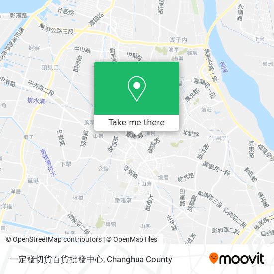一定發切貨百貨批發中心地圖