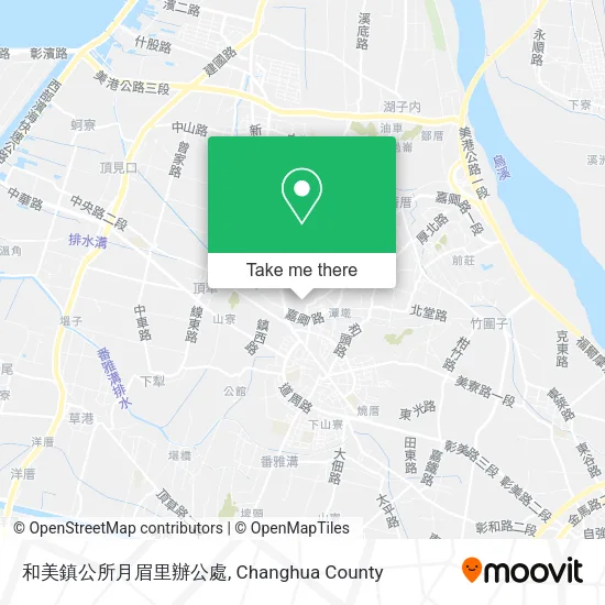 和美鎮公所月眉里辦公處地圖