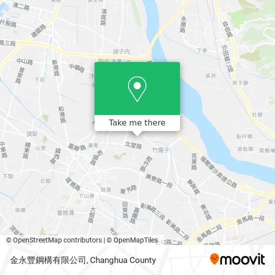 金永豐鋼構有限公司地圖