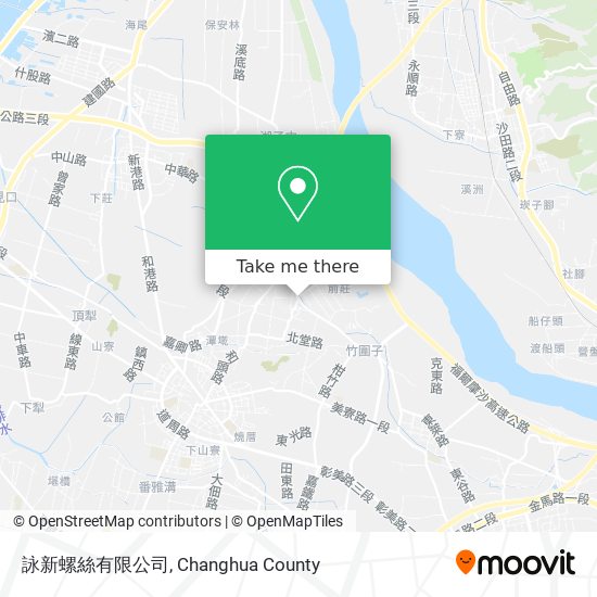 詠新螺絲有限公司地圖